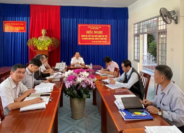 Sở Tài chính tỉnh Kon Tum tổ chức Hội nghị kiểm điểm tập thể và cá nhân lãnh đạo Sở Tài chính năm 2023