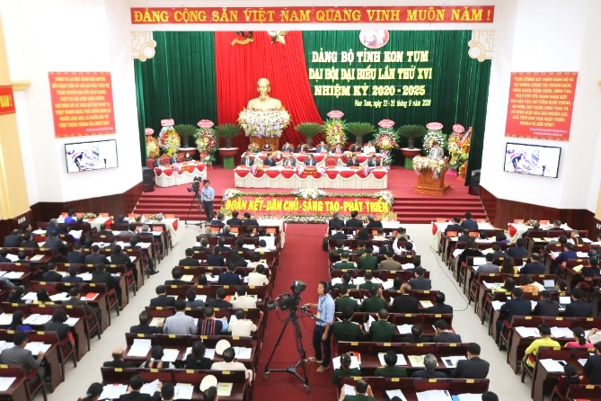 Khai mạc Đại hội đại biểu Đảng bộ tỉnh Kon Tum lần thứ XVI
