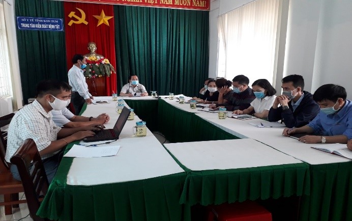 Công bố quyết định thanh tra tại Trung tâm kiểm soát bệnh tật tỉnh Kon Tum