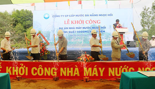 Phó Chủ tịch UBND tỉnh Lê Ngọc Tuấn dự Lễ khởi công Dự án Nhà máy nước Ngọc Hồi