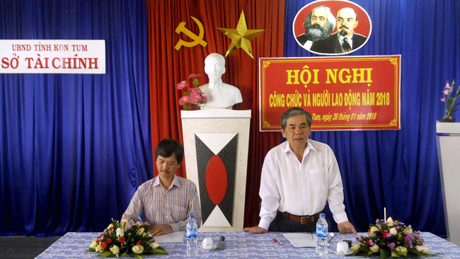 Hội nghị công chức và người lao động năm 2018 của Sở Tài chính Kon Tum