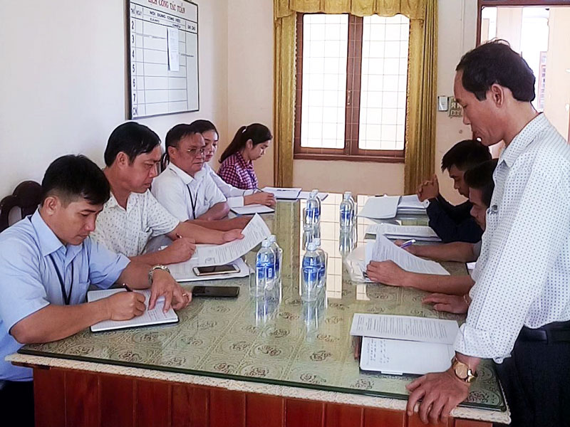 Công bố quyết định thanh tra tài chính tại UBND phường Duy Tân, thành phố Kon Tum, tỉnh Kon Tum