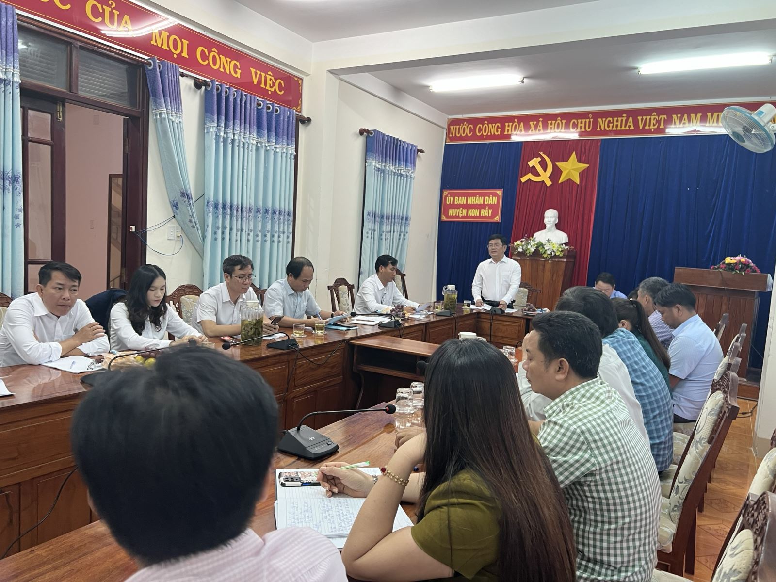 Công bố Quyết định thanh tra của chuyên ngành Kế hoạch và Đầu tư đối với Ủy ban nhân dân Huyện Kon Rẫy