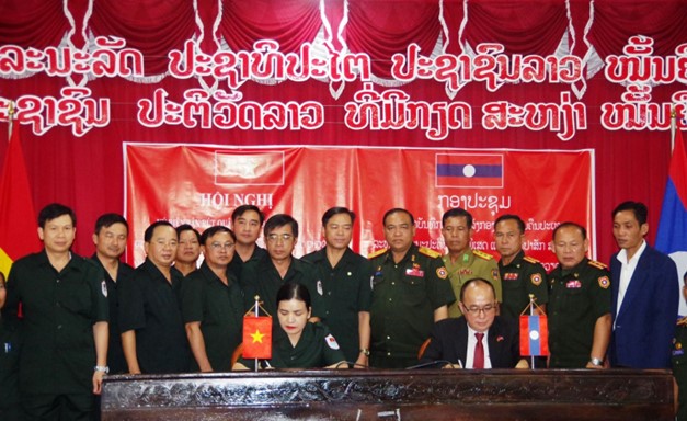 Hội đàm kết thúc đợt tìm kiếm, quy tập hài cốt liệt sĩ, mùa khô năm 2023-2024 tại tỉnh Champasack (Lào)